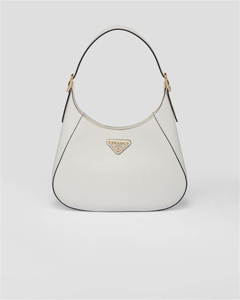 prada white purse w lady design|prada white shoulder bag.